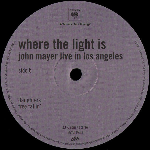 Where The Light Is: John Mayer Live In Los Angeles | Mint (M) Mint (M) Get Cheap Vinyl