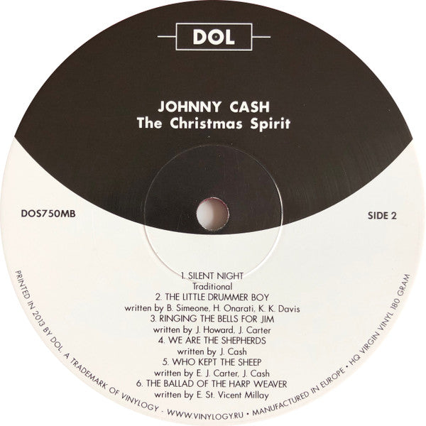 Johnny Cash The Christmas Spirit DOL LP, Album, RE, Red Mint (M) Mint (M) Get Cheap Vinyl