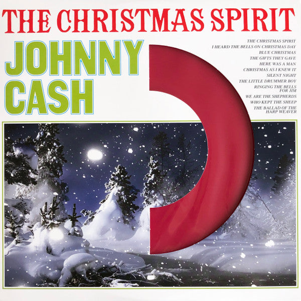 Johnny Cash The Christmas Spirit DOL LP, Album, RE, Red Mint (M) Mint (M) Get Cheap Vinyl