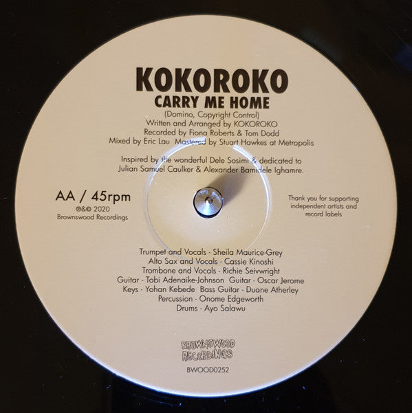 Carry Me Home / Baba Ayoola (VINYL) | Mint (M) Mint (M) Get Cheap Vinyl