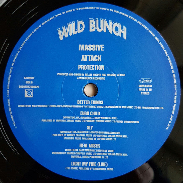 Massive Attack Protection Circa, Circa, Wild Bunch Records, Wild Bunch Records LP, Album, RE, 180 Mint (M) Mint (M) Get Cheap Vinyl