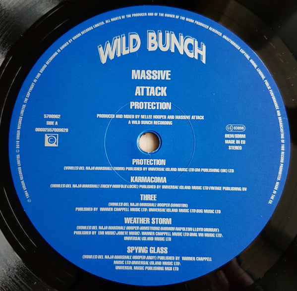 Massive Attack Protection Circa, Circa, Wild Bunch Records, Wild Bunch Records LP, Album, RE, 180 Mint (M) Mint (M) Get Cheap Vinyl