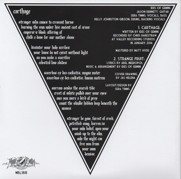 Carthage (7" CLEAR VINYL) | Mint (M) Mint (M) Get Cheap Vinyl