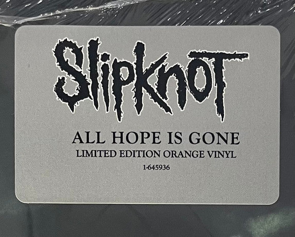All Hope Is Gone (ORANGE VINYL) | Mint (M) Mint (M) Get Cheap Vinyl