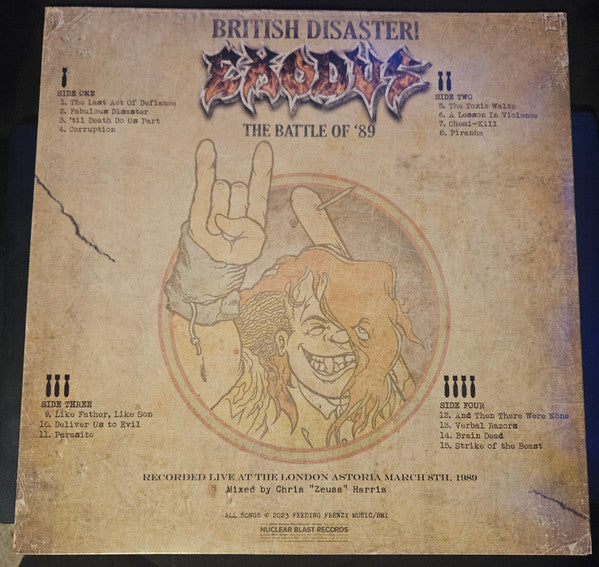 British Disaster! The Battle Of '89 (Live At The Astoria) (GOLD VINYL) | Mint (M) Mint (M) Get Cheap Vinyl