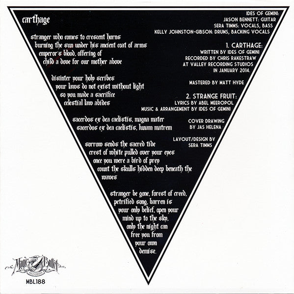 Carthage (7" VINYL) | Mint (M) Mint (M) Get Cheap Vinyl