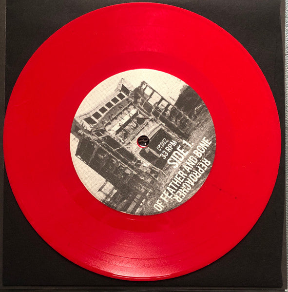 Of Feather And Bone / Reproacher Split (RED VINYL 7") | Mint (M) Mint (M) Get Cheap Vinyl
