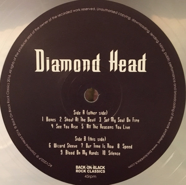 Diamond Head (CLEAR & 7" VINYL) | Mint (M) Mint (M) Get Cheap Vinyl