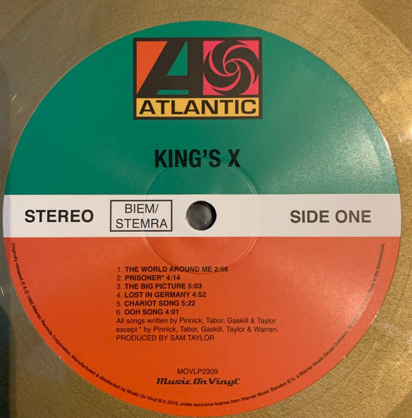 King's X (GOLD VINYL / IMPORT) | Mint (M) Mint (M) Get Cheap Vinyl