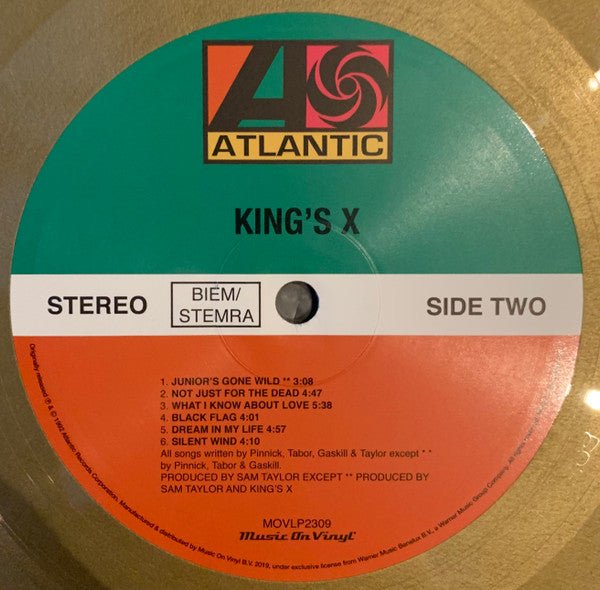 King's X (GOLD VINYL / IMPORT) | Mint (M) Mint (M) Get Cheap Vinyl