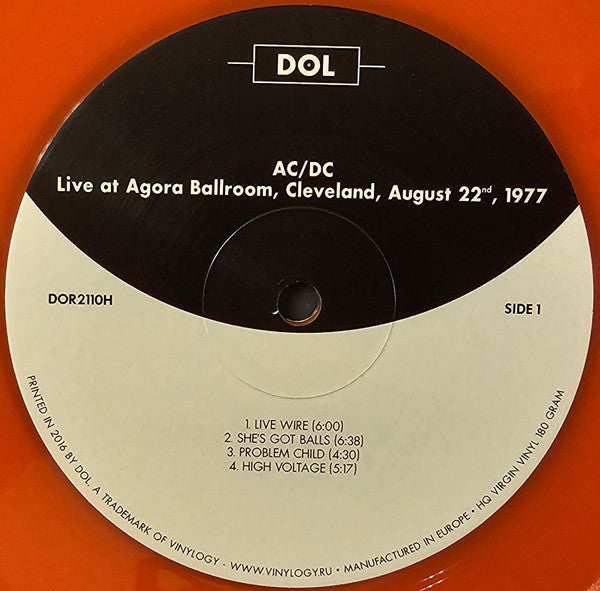 Live At Agora Ballroom, Cleveland, August 22, 1977 | Mint (M) Mint (M) Get Cheap Vinyl
