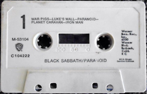 Paranoid (CASSETTE) | Excellent (EX) Excellent (EX) Get Cheap Vinyl