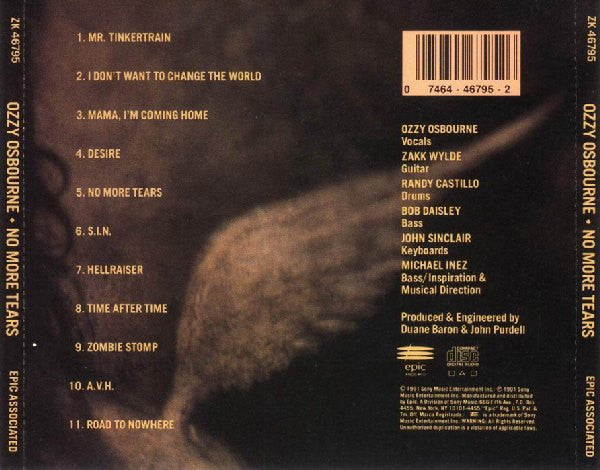 No More Tears (CD) | Near Mint- (NM-) Near Mint (NM or M-) Get Cheap Vinyl