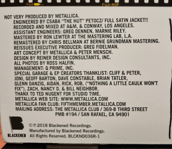 The $5.98 E.P. - Garage Days Re-Revisited | Mint (M) Mint (M) Get Cheap Vinyl