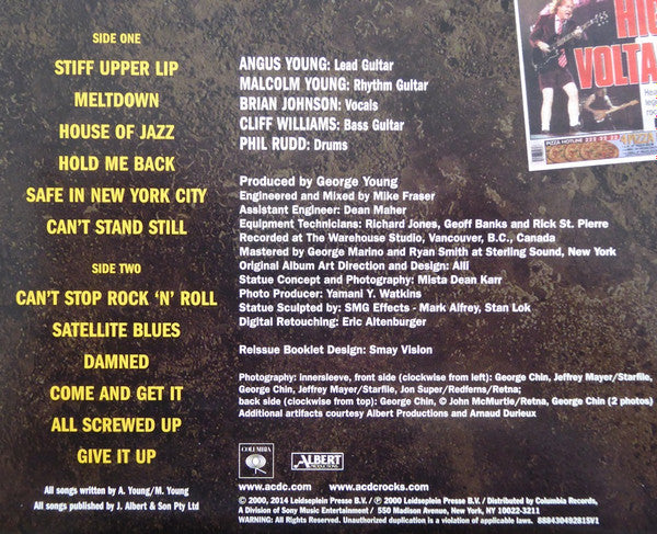Stiff Upper Lip (VINYL) | Near Mint (NM or M-) Near Mint (NM or M-) Get Cheap Vinyl