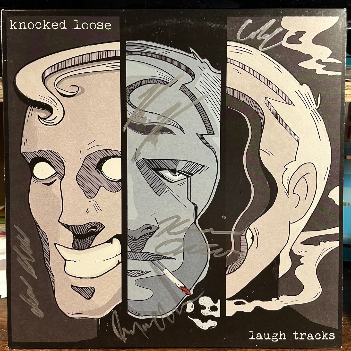 Laugh Tracks (SIGNED WHITE VINYL) | Near Mint (NM or M-) Near Mint (NM or M-) Get Cheap Vinyl
