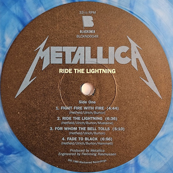 Ride The Lightning (BLUE VINYL) | Near Mint (NM or M-) Near Mint (NM or M-) Get Cheap Vinyl