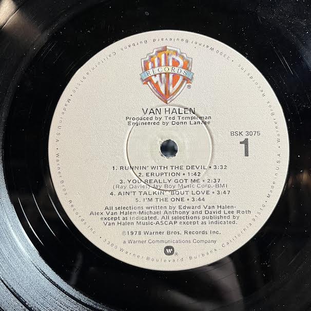 Van Halen (VINYL) | Very Good Plus (VG+) Very Good (VG) Get Cheap Vinyl