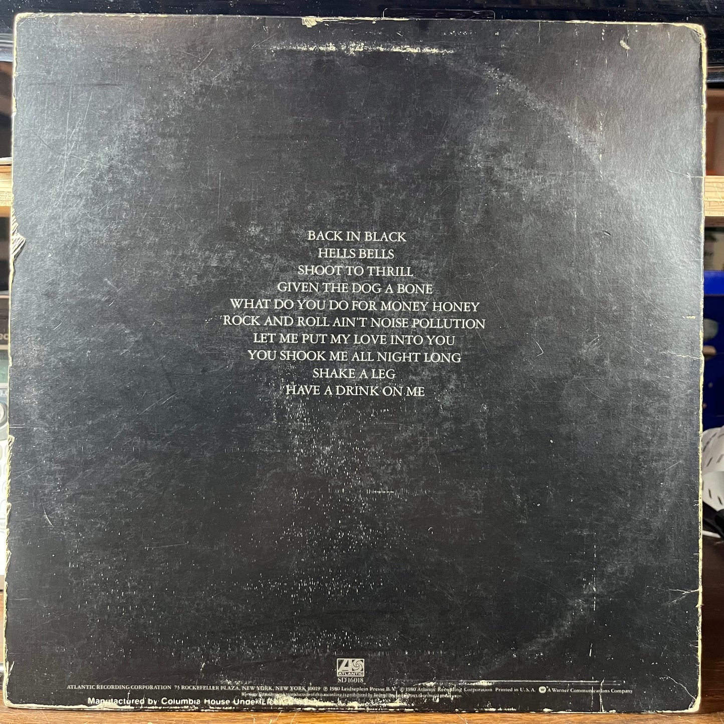 Back In Black (VINYL) | Very Good Plus Plus (VG++) Very Good (VG) Get Cheap Vinyl
