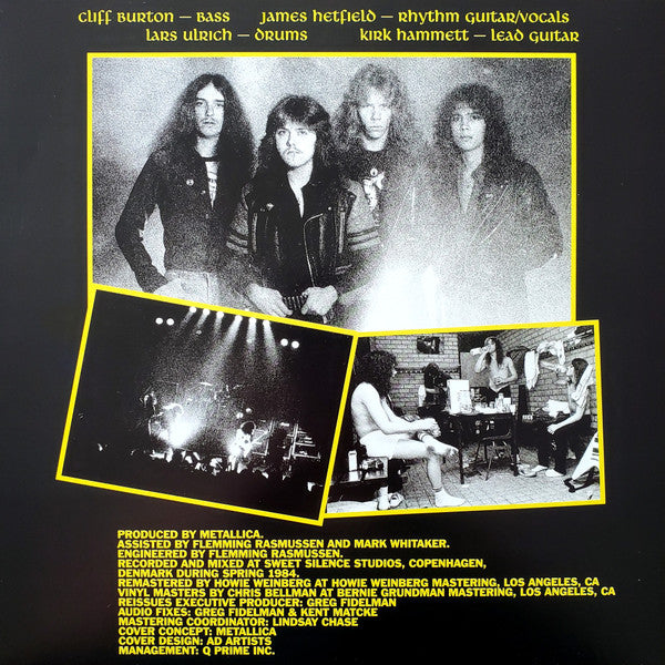 Metallica Ride The Lightning Blackened LP, Album, RE, RM Mint (M) Mint (M) Get Cheap Vinyl