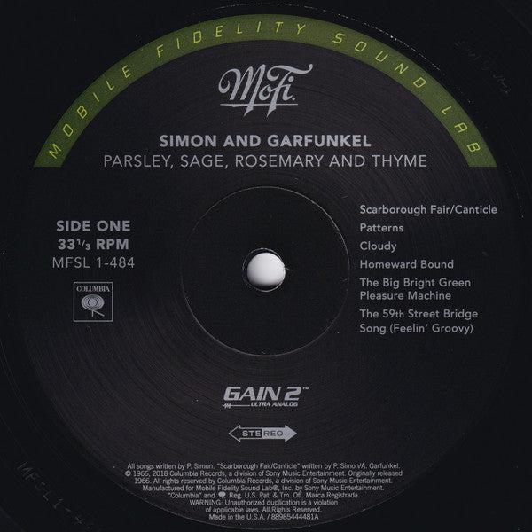 Parsley, Sage, Rosemary And Thyme | Mint (M) Mint (M) Get Cheap Vinyl