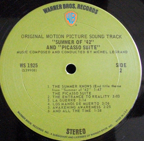 Summer Of '42 | Very Good Plus (VG+) Near Mint (NM) Get Cheap Vinyl