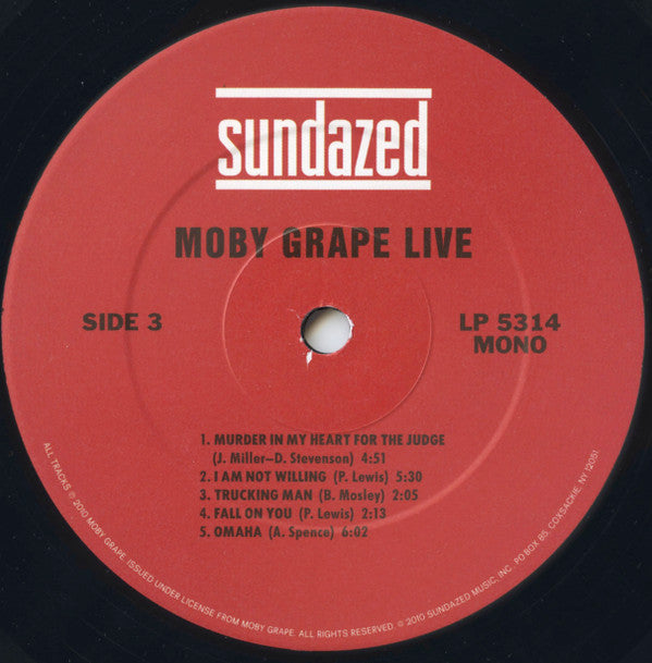 Live (Historic Live Moby Grape Performances 1966-1969) | Mint (M) Mint (M) Get Cheap Vinyl