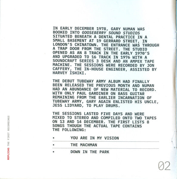 Replicas (The First Recordings)(CD) | Mint (M) Mint (M) Get Cheap Vinyl