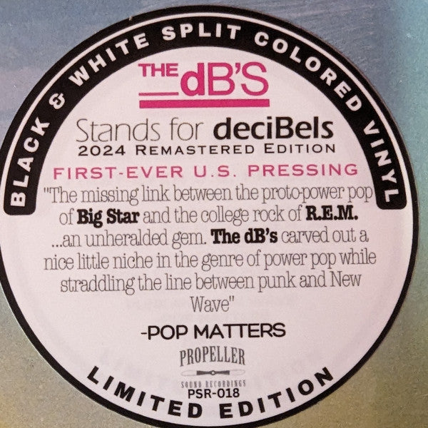 Stands For Decibels (BLACK & WHITE SPLIT) | Mint (M) Mint (M) Get Cheap Vinyl