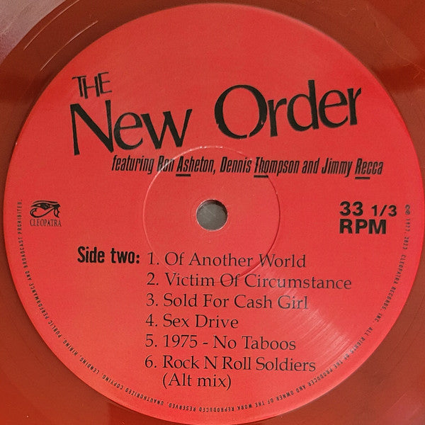 The New Order (RED MARBLE VINYL) | Mint (M) Mint (M) Get Cheap Vinyl