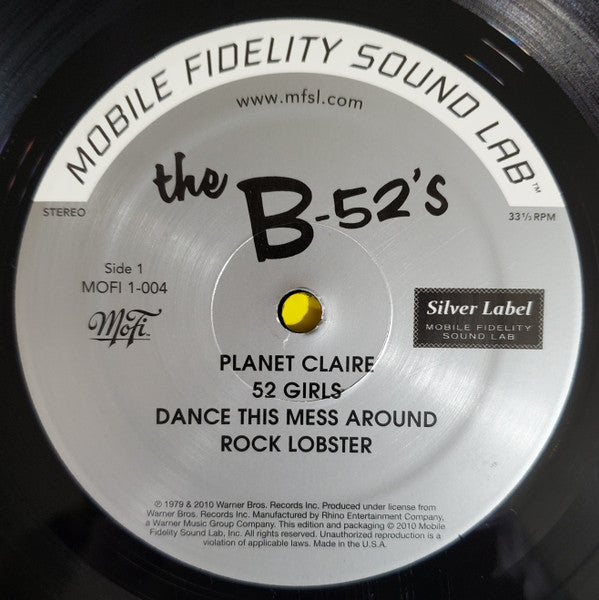 The B-52's (MFSL VINYL) | Mint (M) Mint (M) Get Cheap Vinyl