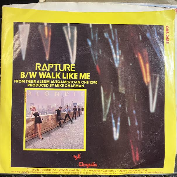 Rapture (7") | Near Mint- (NM-) Excellent (EX) Get Cheap Vinyl