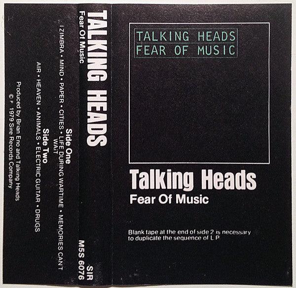 Fear Of Music *CASSETTE* | Near Mint (NM) Near Mint (NM) Get Cheap Vinyl