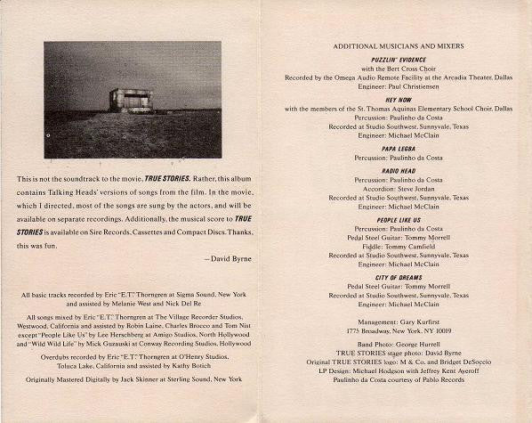 True Stories *CASSETTE* | Near Mint (NM) Near Mint (NM) Get Cheap Vinyl