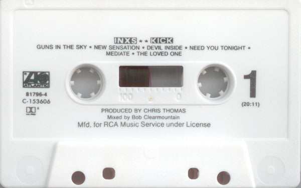 Kick *CASSETTE* | Near Mint (NM) Near Mint (NM) Get Cheap Vinyl