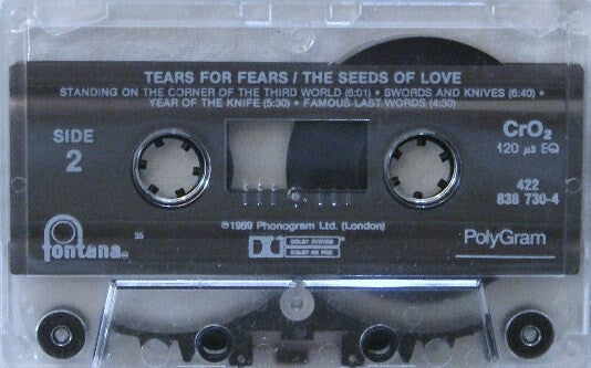 The Seeds Of Love *CASSETTE* | Near Mint (NM) Near Mint (NM) Get Cheap Vinyl
