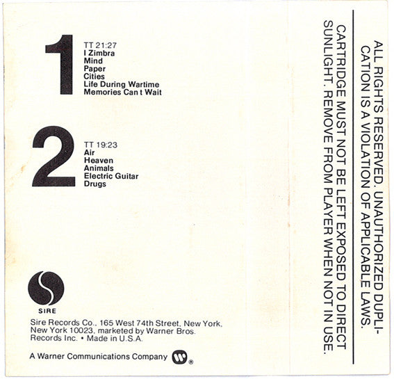 Fear Of Music *CASSETTE* | Near Mint (NM) Near Mint (NM) Get Cheap Vinyl
