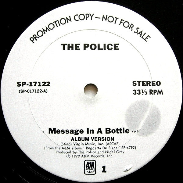 Message In A Bottle | Very Good Plus (VG+) Generic Get Cheap Vinyl