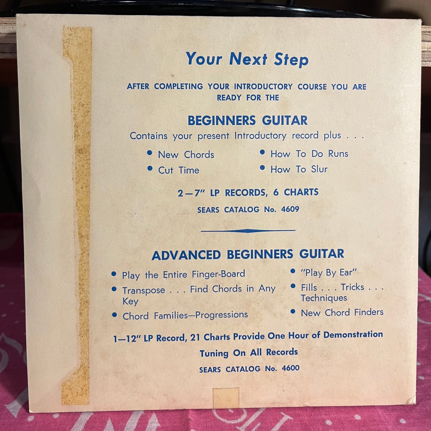 Sears Roebuck And Co. Presents: Read, Listen! Learn "Rhythm Guitar" 7" | Near Mint (NM) Near Mint (NM) Get Cheap Vinyl