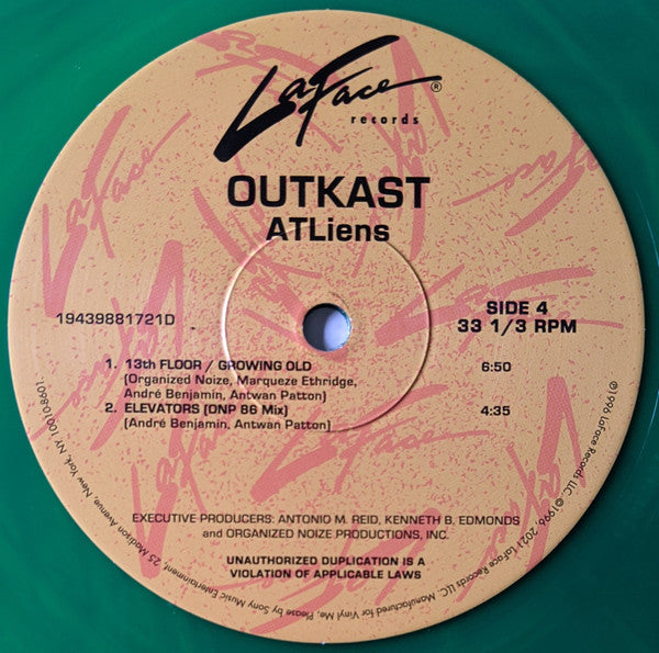 ATLiens (VMP | NEON GREEN & BLUE GALAXY VINYL) | Mint (M) Mint (M) Get Cheap Vinyl