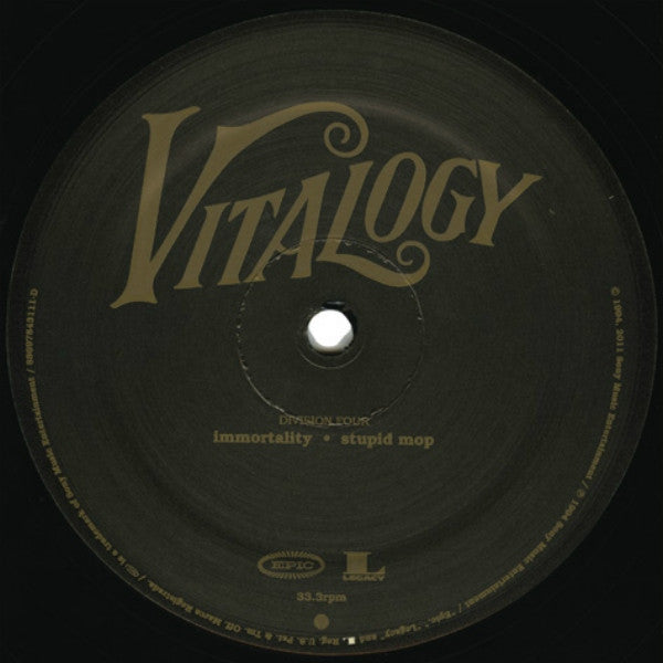 Pearl Jam Vitalogy Epic, Legacy 2xLP, Album, RE, RM, 180 Mint (M) Mint (M) Get Cheap Vinyl