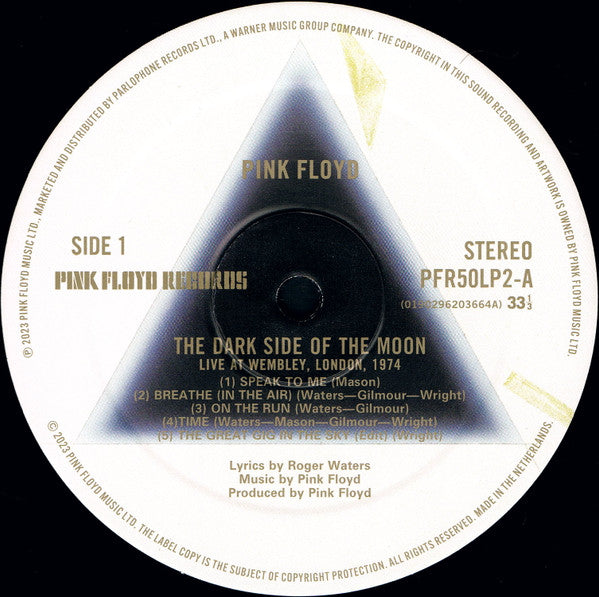 The Dark Side Of The Moon (Live At Wembley 1974) | Mint (M) Mint (M) Get Cheap Vinyl