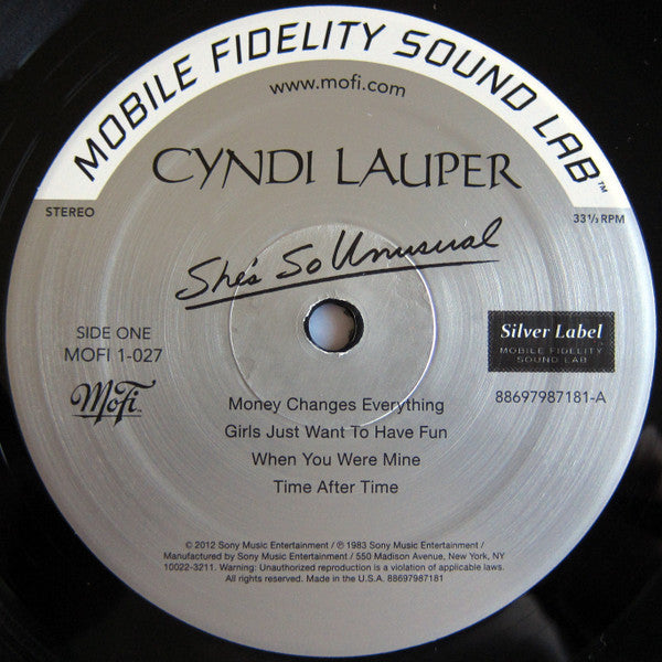 She's So Unusual (MFSL VINYL)(MINOR DING) | Mint (M) Excellent+ (EX+) Get Cheap Vinyl