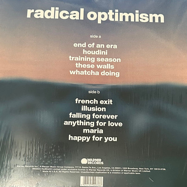 Radical Optimism (CLEAR VINYL) | Mint (M) Mint (M) Get Cheap Vinyl
