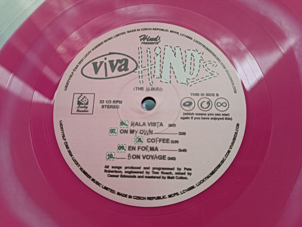 Viva Hinds (PINK IN TRANSPARENT VINYL) | Mint (M) Mint (M) Get Cheap Vinyl