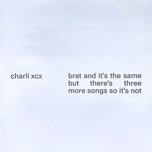 Brat And It's The Same But There's Three More Songs So It's Not | Mint (M) Mint (M) Get Cheap Vinyl