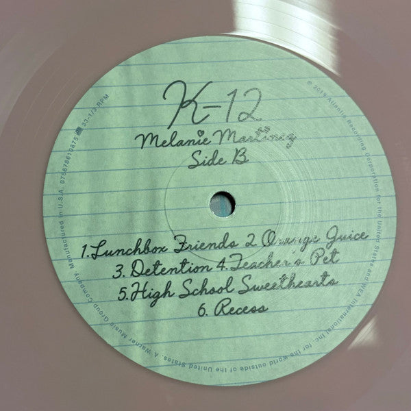 K-12 (BABY PINK VINYL) | Mint (M) Mint (M) Get Cheap Vinyl