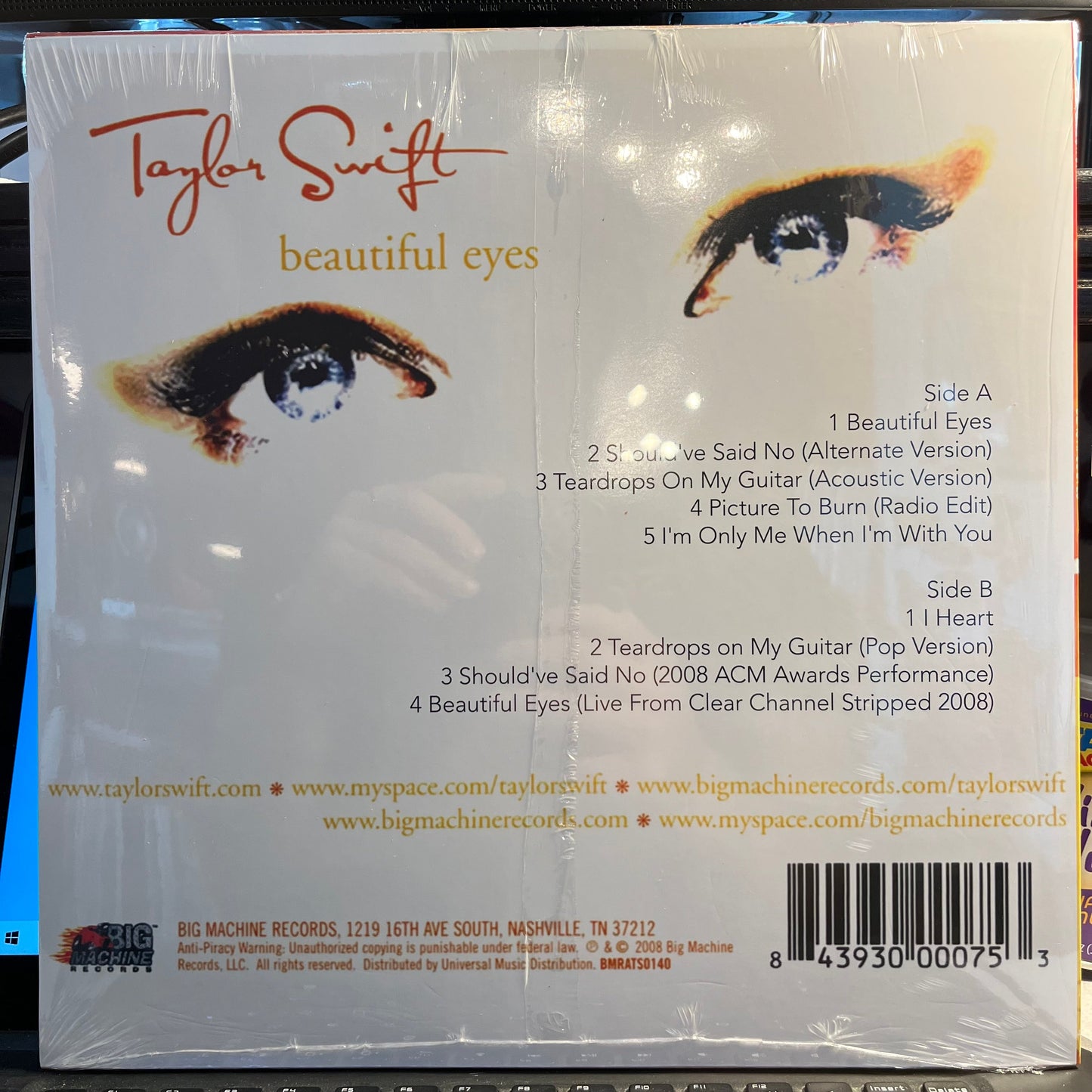 Beautiful Eyes *ORANGE* | Mint (M) Mint (M) Get Cheap Vinyl