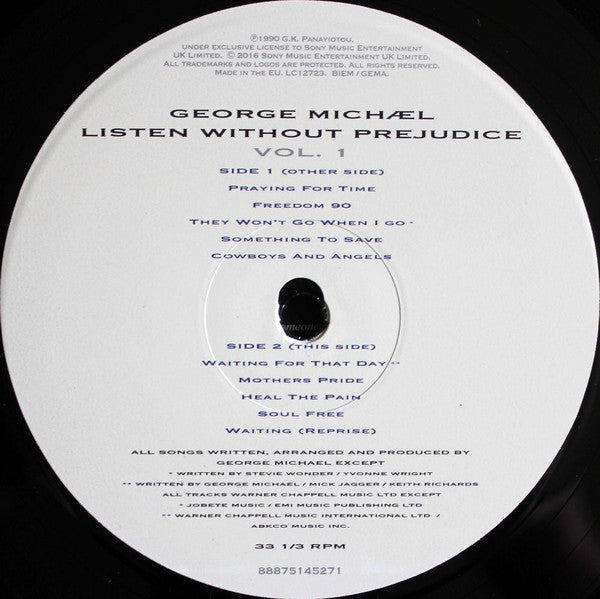 Listen Without Prejudice Vol. 1 | Mint (M) Mint (M) Get Cheap Vinyl