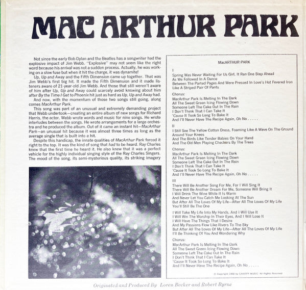 MacArthur Park | Mint (M) Mint (M) Get Cheap Vinyl